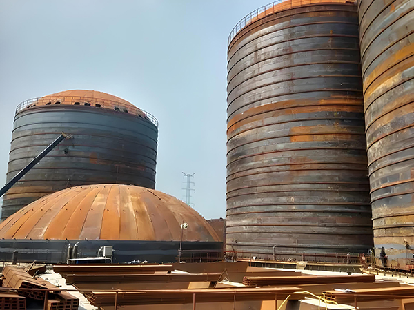 颍州焦粉钢板仓